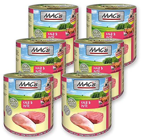 MAC's Cat Kalb & Pute (getreidefrei) 6 x 800 g