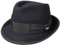 Lipodo Classic Wool Trilby Filzhut Damen/Herren - Wollhut Made in Italy - Hut aus Wollfilz - Trilbyhut Sommer/Winter - Fedora dunkelblau M (56-57 cm)
