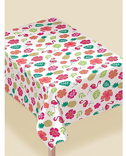 amscan Aloha Flannel Backed Tablecovers 1.32 metres x 2.28 metres