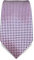 Vincenzo Boretti Herren Krawatte reine Seide Karo Muster kariert edel Männer-Design zum Hemd mit Anzug für Business Hochzeit 8 cm schmal/breit rosa