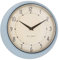 Plint Retro Wanduhr Uhr Küchenuhr Dänisches Design Wall Clock Ice Blue Blau