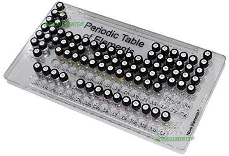 Tisch Periodic Table der Element Set, Polklemmenset_Chemie, Komplett Set von 70 Elemente der Periodic Table