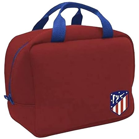 CYPBRANDS Portacomidas Neopreno Atlético de Madrid Bolsas Fiambreras bento-Porta Alimentos Artículos para el hogar Unisex Adulto, Multicolor (Multicolor), única