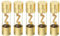 Mintice 5 X 30A Fusible AGU Voiture Automobile l'audio Puissance sécurité protéger Tube de Verre plaqué Or Protection