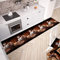PETTI Artigiani Italiani - Küchenteppich Läufer Küchenläufer rutschfest und waschbar 52 x 280 cm Design Kaffee 1 100% Made in Italy
