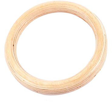 2 Stück Gymnastikringe Birke Fitness Ringe Gymnastik Training Ring Holz Gymnastik Ringe Hoops für Krafttraining Training Klimmzüge 28 mm 32 mm Ringe (Liftseil ist nicht im Lieferumfang enthalten)