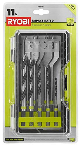 RYOBI AR2041 Wood Drilling Set (11-Piece)