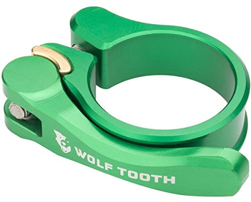Wolfszahn QR Schnellspanner-Sattelstützenklemme – 29,8 mm, Grün