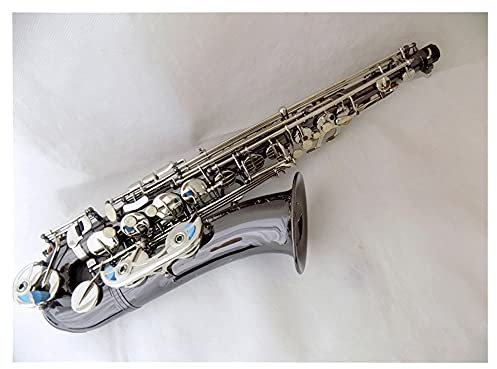 Gelbes Messing-C-Melodiensaxophon Mit Fall Black Nickel Sax Musical Woodwind Instrumente Saxophon Set