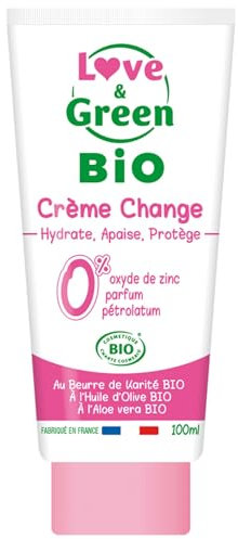 Love & Green - Crème change 100ml - Fabriqué en France