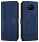 Bravoday Étui pour Xiaomi Poco X3 / Xiaomi Poco X3 Pro/Xiaomi Poco X3 NFC, étui de Protection à Rabat en Cuir synthétique avec Emplacement pour Cartes et Support Bleu