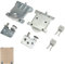 Wenyue 2 PCS Ruedas para Puerta Corredera de Armario, Guias Correderas para Puertas,kit de puerta corrediza de armario,Ruedas de Hierro Galvanizadorepuesto，para puerta corredera de armario