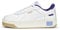 PUMA Damen Carina Street Sneaker, White White Elektro Purple Frosted Ivory, 40.5 EU