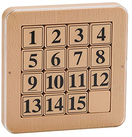 TOYANDONA Slide Number Puzzle Brain Teaser Sliding Puzzle IQ Game Number Huarong Road Math Educational Toys School Party Toys Favor Gift