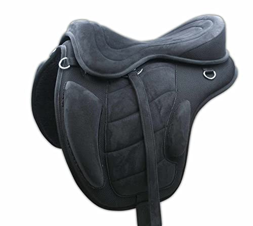 AMKA baumloser Sattel - Set mit Riemen und Gurt leicht und pflegeleicht 12