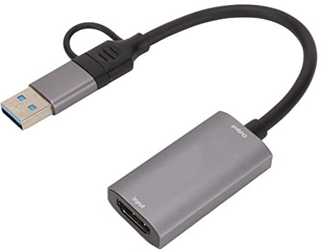 Video-Capture-Karte, Audio-Capture-Karte, 4K HD HDMI auf USB-Typ-C-Videorecorder-Karte, für Gaming-Live-Streaming-Videorecorder-Camcorder-DVD