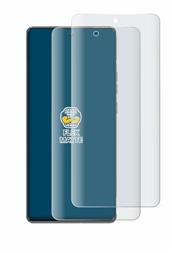 BROTECT Full-Cover Schutzfolie Matt für Motorola Edge 40 Pro (2 Stück) - Full-Screen Displayschutz-Folie, 3D Curved, Anti-Reflexion