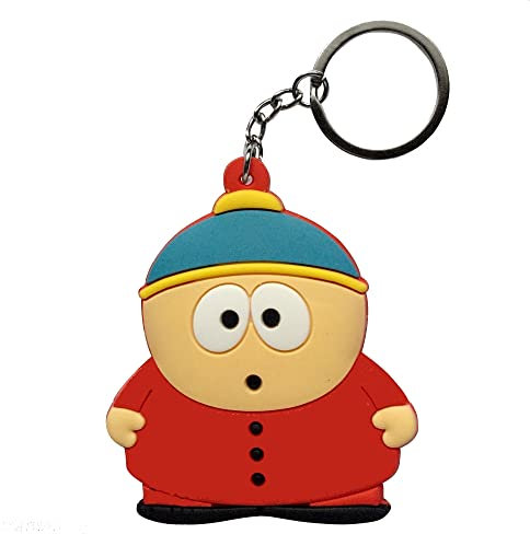 Distrigeek Porte-clés Eric Cartman pour homme ou femme - Personnage Dessin animé Série Animation TV - Idée cadeau original personnalisé - Pour clés de Maison Voiture
