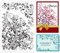 GLOBLELAND Flower Vine Lace Transparente Stempel Für Die Kartenherstellung Dekorative Vine Corner Background Transparente Silikonstempel Für DIY Scrapbooking Zubehör Prägung Papier Karte Album
