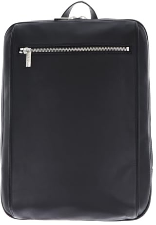 Leonhard Heyden Leder Laptoprucksack mit Laptopfach Montreal Business Rucksack 7214 Schwarz