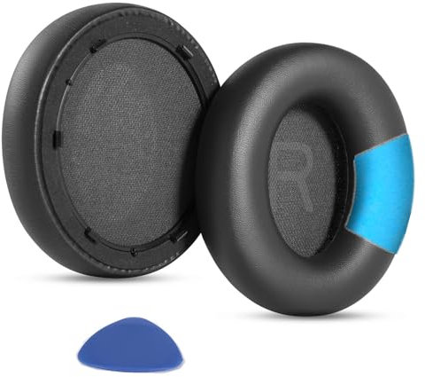 YunYiYi Q45 Ear Pads Replacement Compatible with Soundcore by Anker Space Q45 Adaptive Active Headphones Earpads Ear Cups (Set 1, Black, Memory Foam)