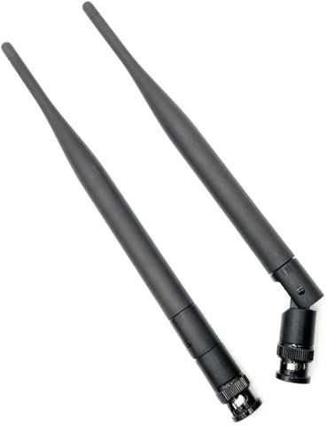 TECKEEN 2Pcs UHF Antenna with BNC Connector for Portable Mobile Handheld Radio Wireless Microphone System Receiver Remot