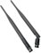 TECKEEN 2Pcs UHF Antenna with BNC Connector for Portable Mobile Handheld Radio Wireless Microphone System Receiver Remot