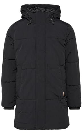 QS Herren 2150940 Steppmantel, Grau/Schwarz 9999, S