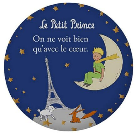Magnet Dekomagnet KIUB der kleine Prinz Fuchs Schaf, Eiffelturm (55 mm)