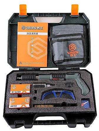Wandanker Nagelmaschine Leise Manuelle Nagelnietwerkzeug für Home DIY Zimmerei