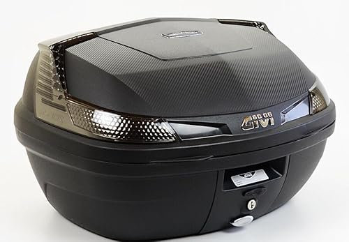 Givi B47 Blade Tech Top Case Monolock 47 LT Catadioptres fumés avec plaque et dossier E131S