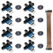 8 sensori di velocità a infrarossi, 3,3 – 5 V, effetto a infrarossi, modulo ottoccoppiatore, sensore per rilevamento della velocità del motore o con encoder