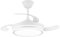 Ventilador LED aspas retráctiles Supereco Mini Blanco 39W 3822Lm CCT