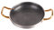 EOTRERANQ Paellera española, olla seca de panal de acero inoxidable, plato de langosta con asas dobles for el hogar, restaurante, camping al aire libre(26cm)