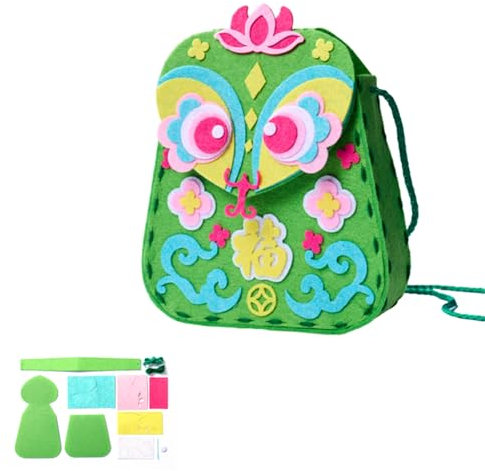 JUNNASALIKER Nähtaschen Kits For Kids Arts & Baste Baste Nähen Ihre Eigenen Geldbörsen Easy