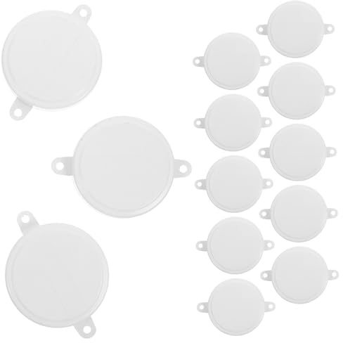 CVUTOVO 20pcs Iron Barrel Sealing Lids with Gaskets Oil Drum Seal Covers for Drums Water Barrels and Leakproof Design