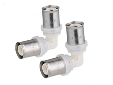 Raccord multicouche PPSU à sertir coude égal - Ø16x2,0 - LOT DE 2