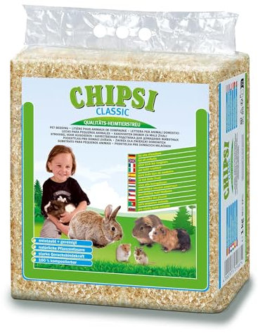 Chipsi Classic Lecho de virutas de Madera para Animales pequeños 1kg