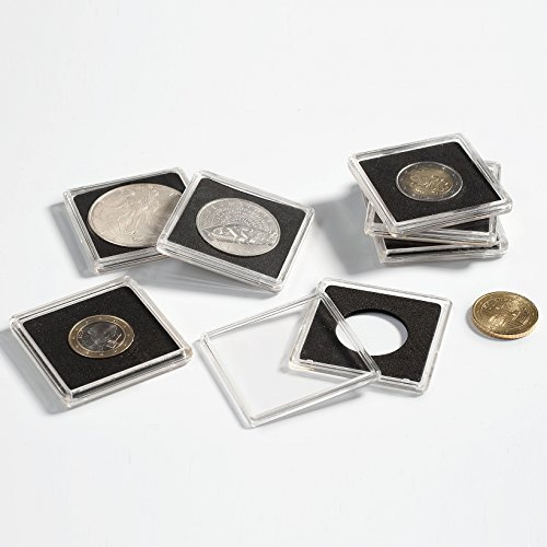 Leuchtturm capsules QUADRUM pour pièces de monnaie de diamètre intérieur 39 mm