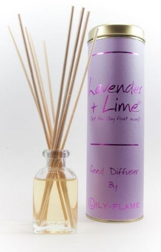 Lily Flame Scented Reed Diffuser - Lavender and Lime