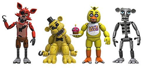 Funko 8863 - Five Nights at Freddys - Vinyl Figuren Set, 5 cm, Pack of 4