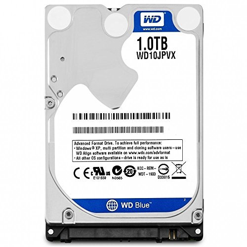 WD WD10JPVX - Disco duro interno SATA de 6 Gb/s (1 TB, 2,5 pulgadas), color azul