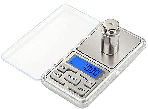Balance numérique, 200 g / 0,01 g Balance de précision professionnelle / Pèse-lettre / Balance / Balance de poche, très précise, professionnelle de wake-up-easy, taille de poche, 500g-0.1g