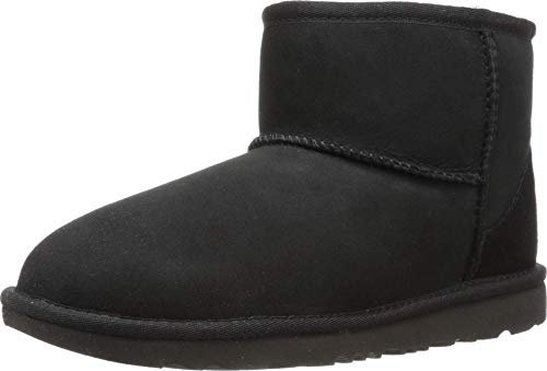 UGG Classic Mini Ii, Stivali Unisex - Bambini e ragazzi, Nero, 33.5 EU