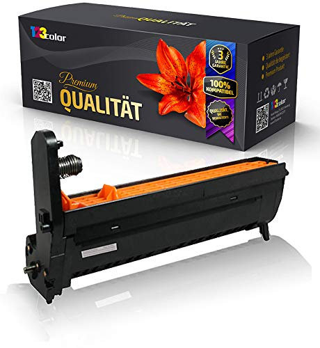 123Color Alternative Trommeleinheit kompatibel für Oki C 610 CDN C 610 DM C 610 DN C 610 DTN C 610 N Oki C610 CDN C610 DM C610 DN C610DTN C610N Drum Schwarz 44315108