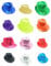 Party Factory Pailletten Hut, pinker Glitzerhut für Damen und Herren, Glamour Accessoire, Kopfbedeckung für Karneval