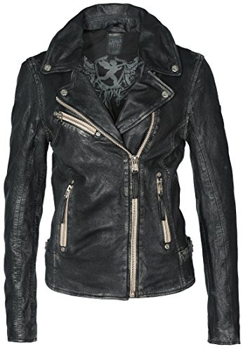 Gipsy PGG LULV Frauen Lederjacke schwarz Basics, Rockwear, Steampunk