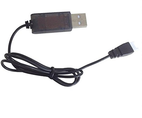 Drone charge UAV lithium battery USB charging cable USB Charger Cable Battery Wire For Syma X11/X5/X5C/X5C-1 RC Quadcopter (black)