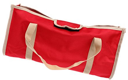 Outdoor Camping Zeltheringe Aufbewahrungstasche Sandheringe Tasche Zeltnagel Organizer, rot