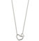 XENOX® LOVE STORY Halskette - Damen-Halskette aus hochwertigem 925/- Sterlingsilber mit zwei Herz-Anhänger | XS1758